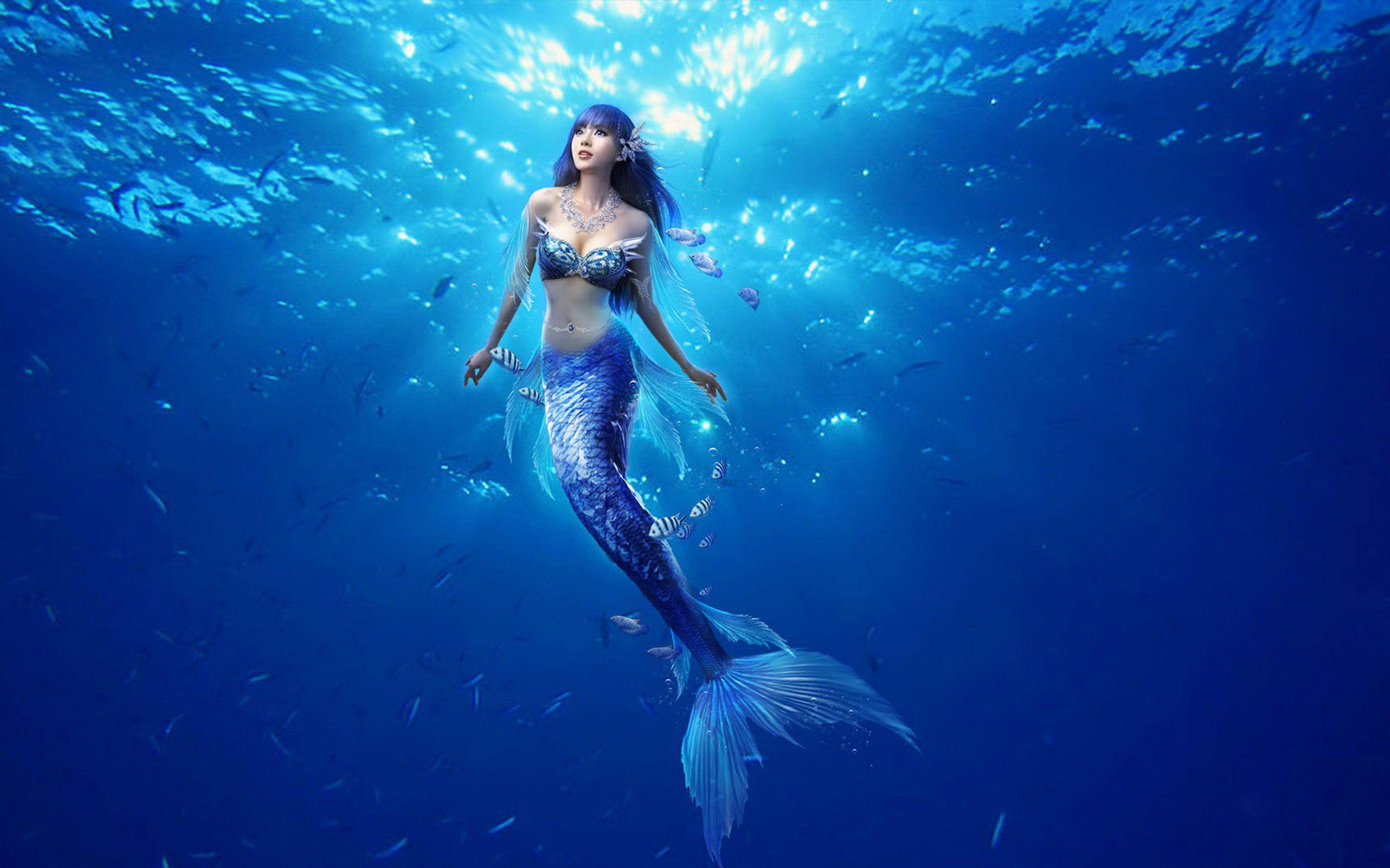 2560x1600 2560x1600 fantasy mermaid wallpaper HD. fantasy