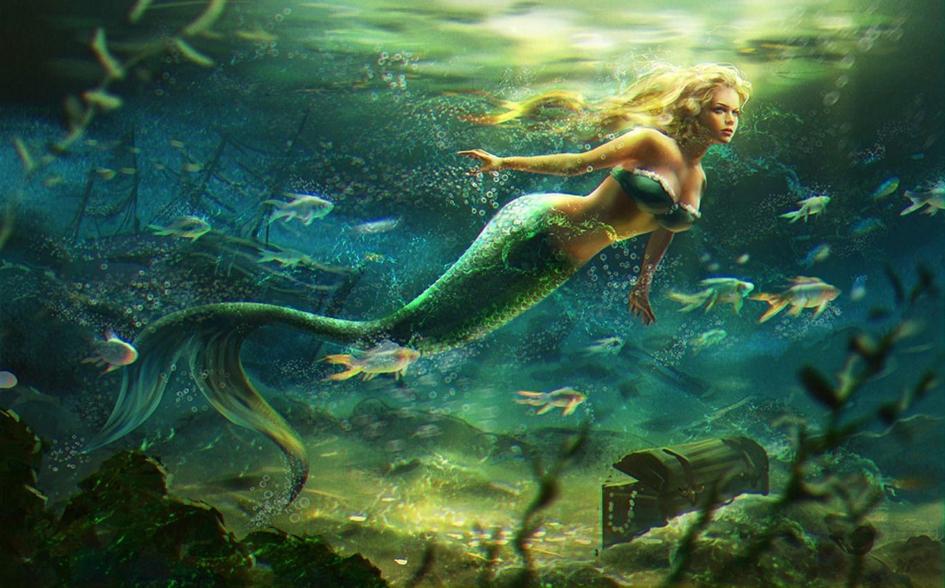 HD Mermaid Wallpapers Top Free HD Mermaid Backgrounds WallpaperAccess