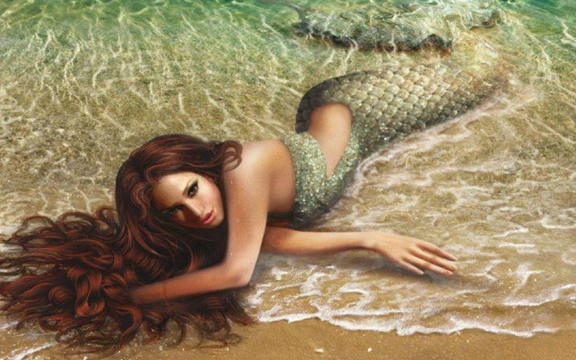 1890x1181 fantasy, Fantastic, Girl, Beauty, Beautiful, Mermaid