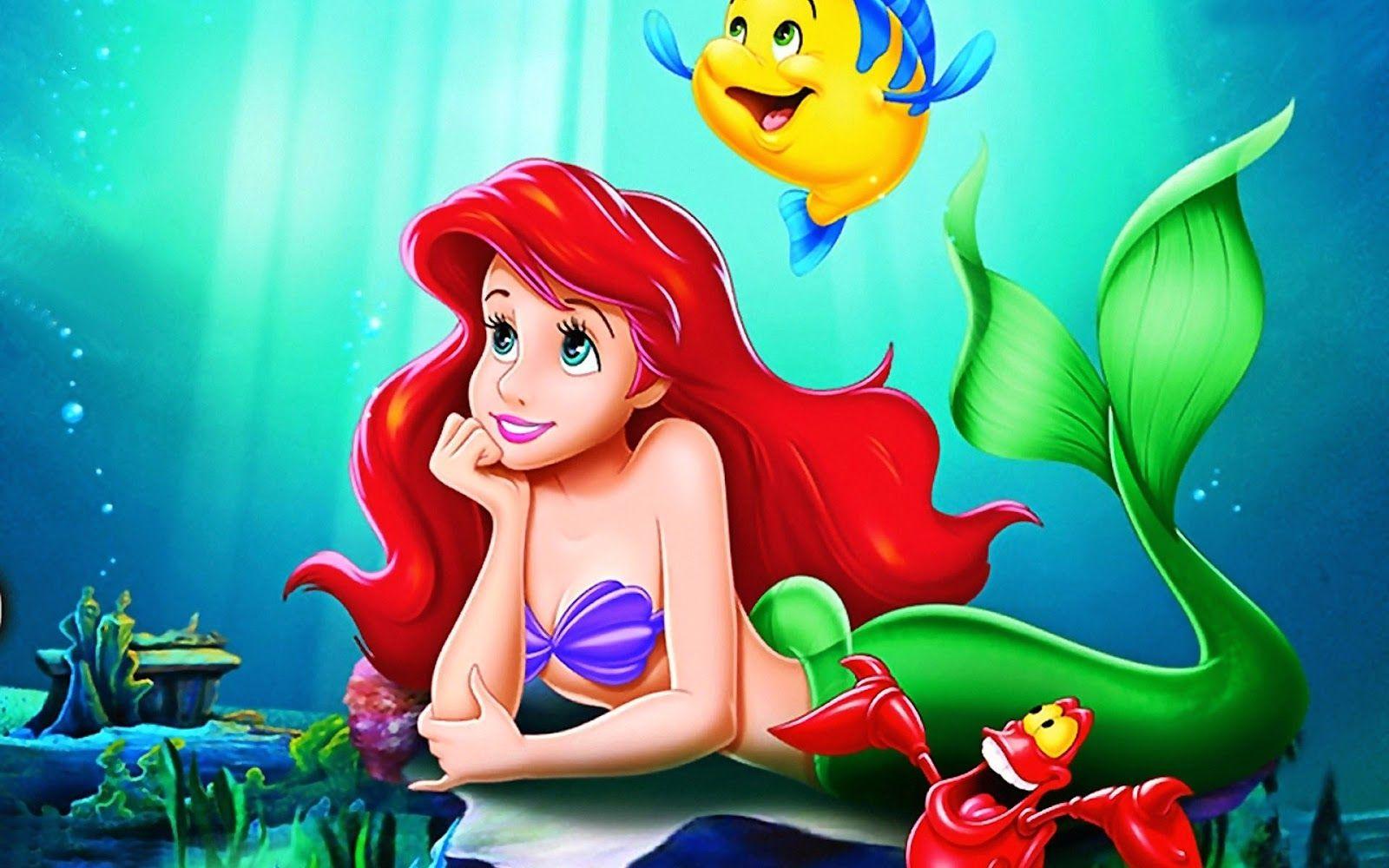 Cartoon Mermaid Wallpapers - Top Free Cartoon Mermaid Backgrounds
