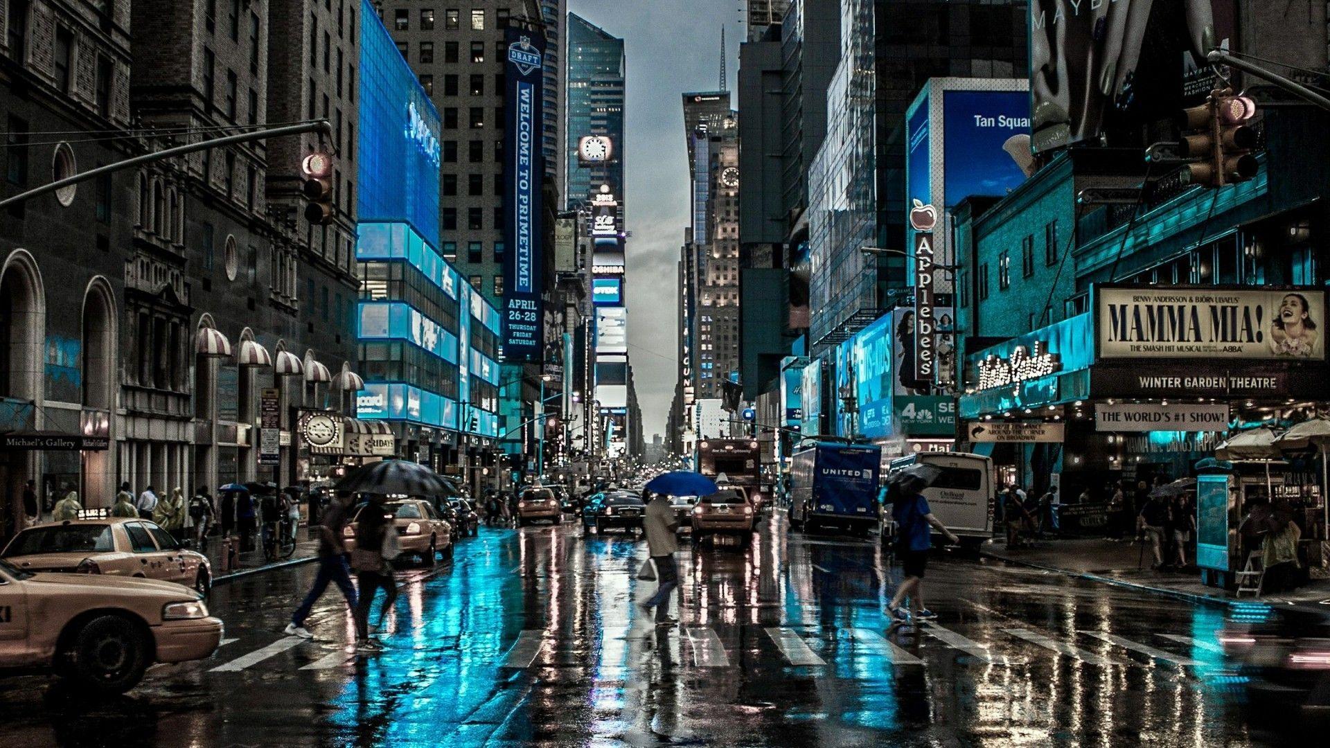 City Rain Desktop Wallpapers - Top Free City Rain Desktop Backgrounds