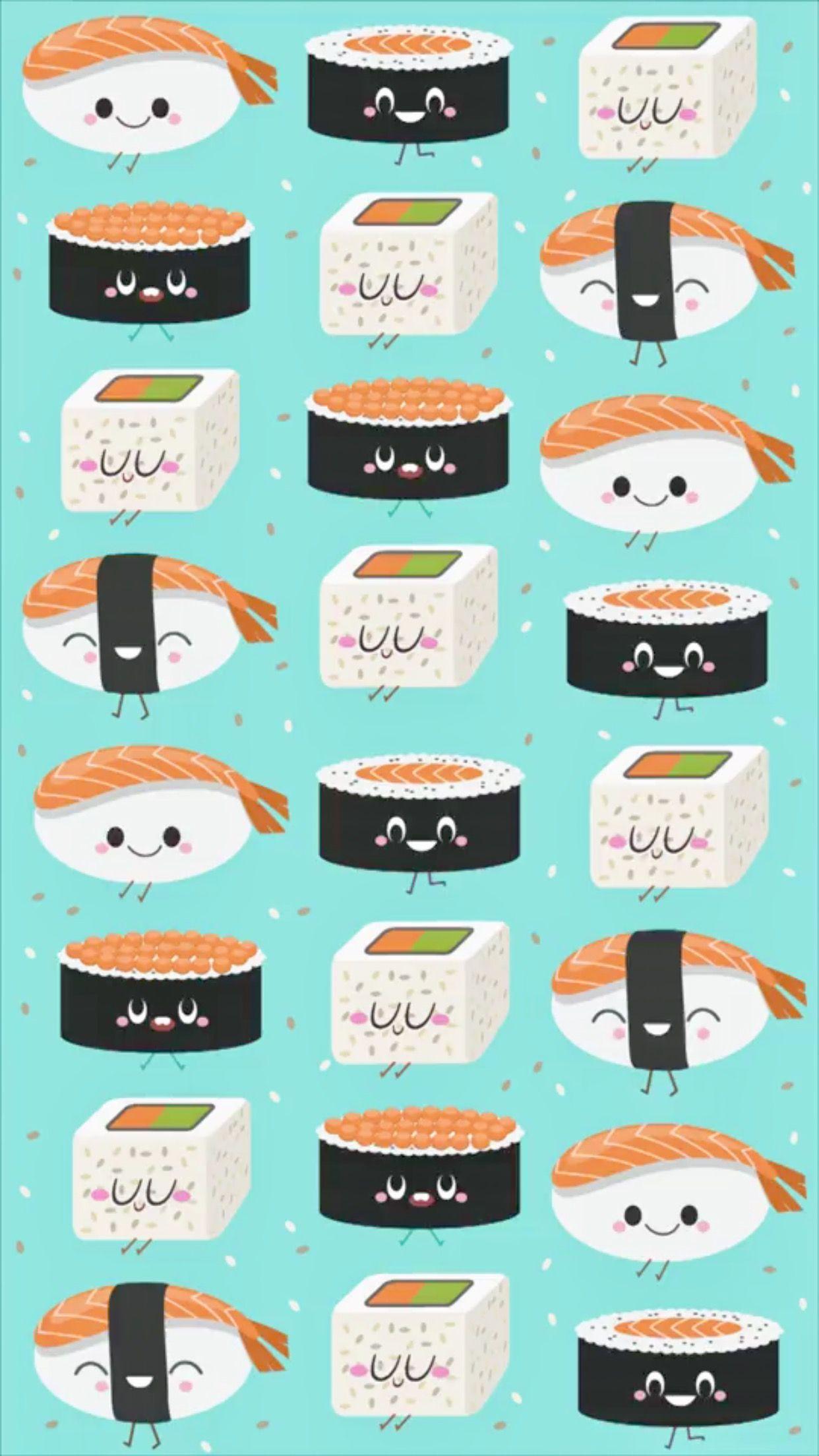 1242x2208 Sushi background!. WALLPAPER. Wallpaper iphone
