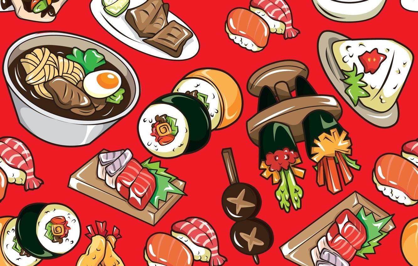 Sushi Cartoon Wallpapers - Top Free Sushi Cartoon Backgrounds