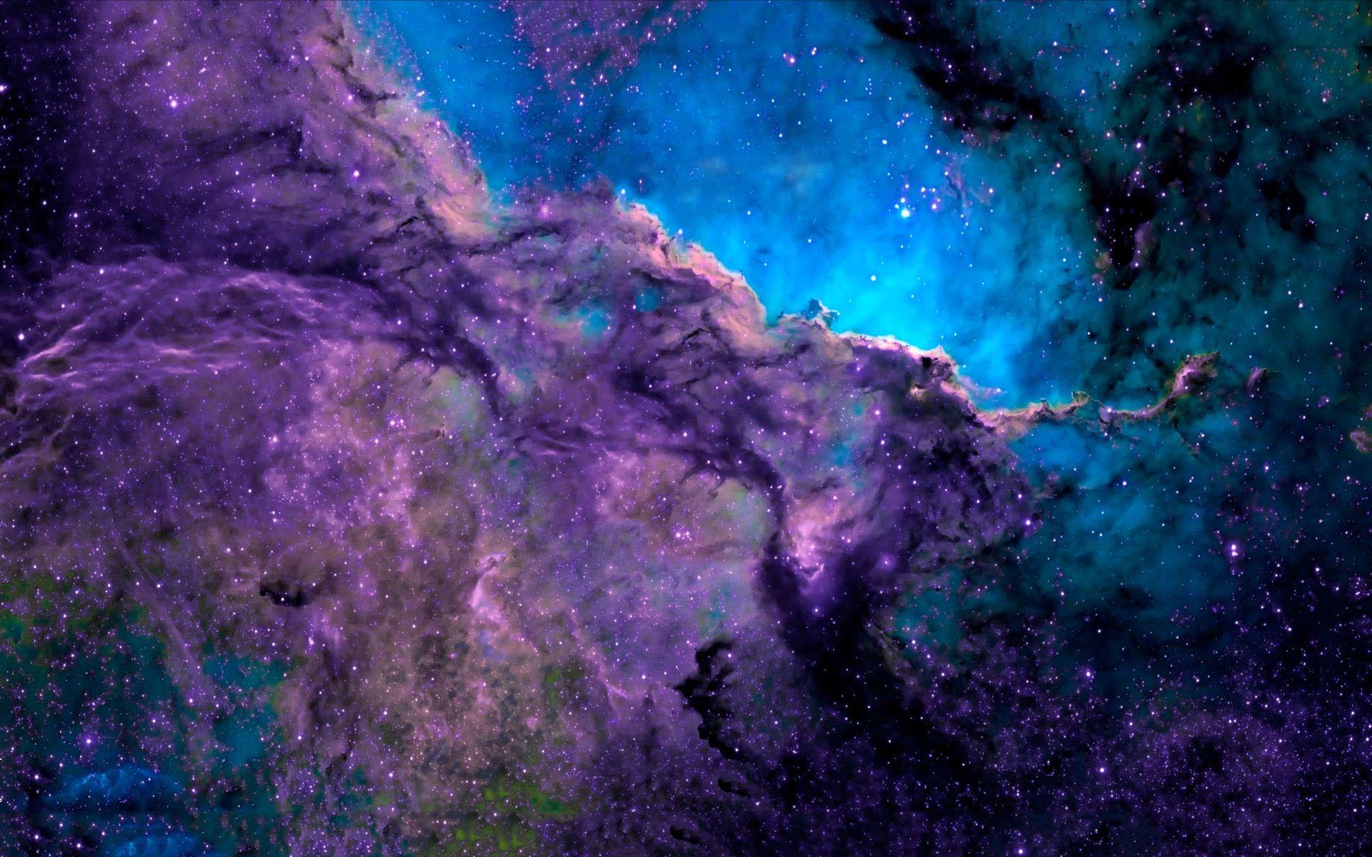 1920x1200 Space purple blue nebula
