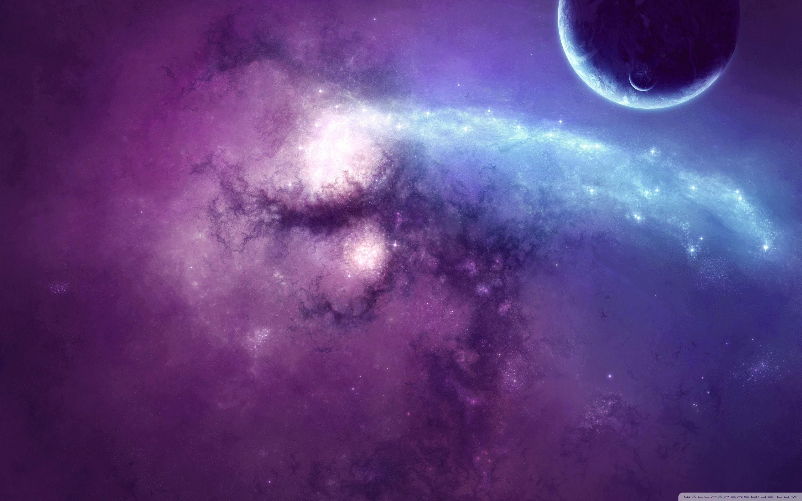 2560x1600 Purple Nebula Art ❤ 4K HD Desktop Wallpaper for 4K Ultra HD