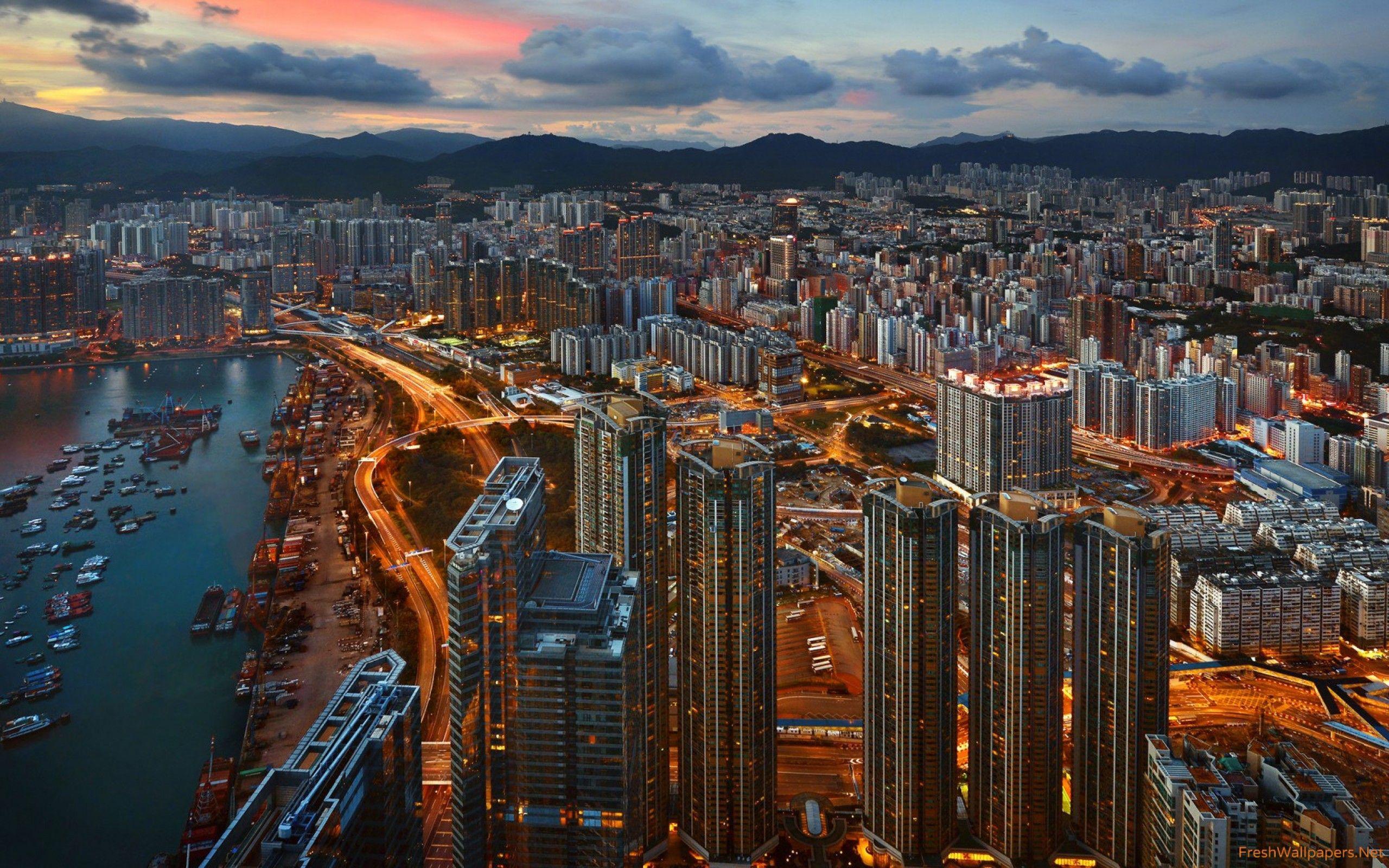 2560x1600 Hong Kong wallpaper