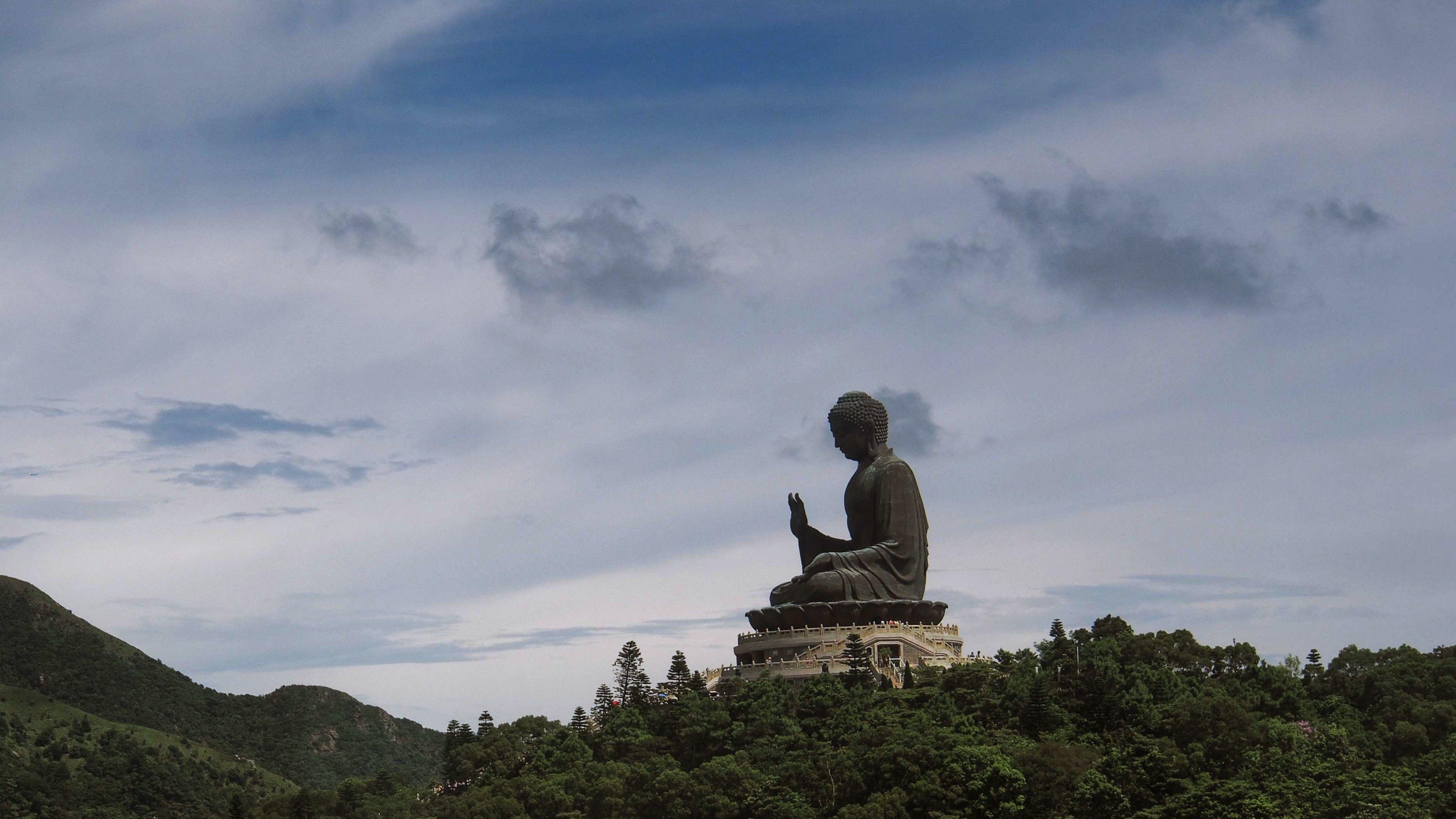 3840x2160 Tian Tan Buddha On Lantau Island Hong Kong HD Desktop