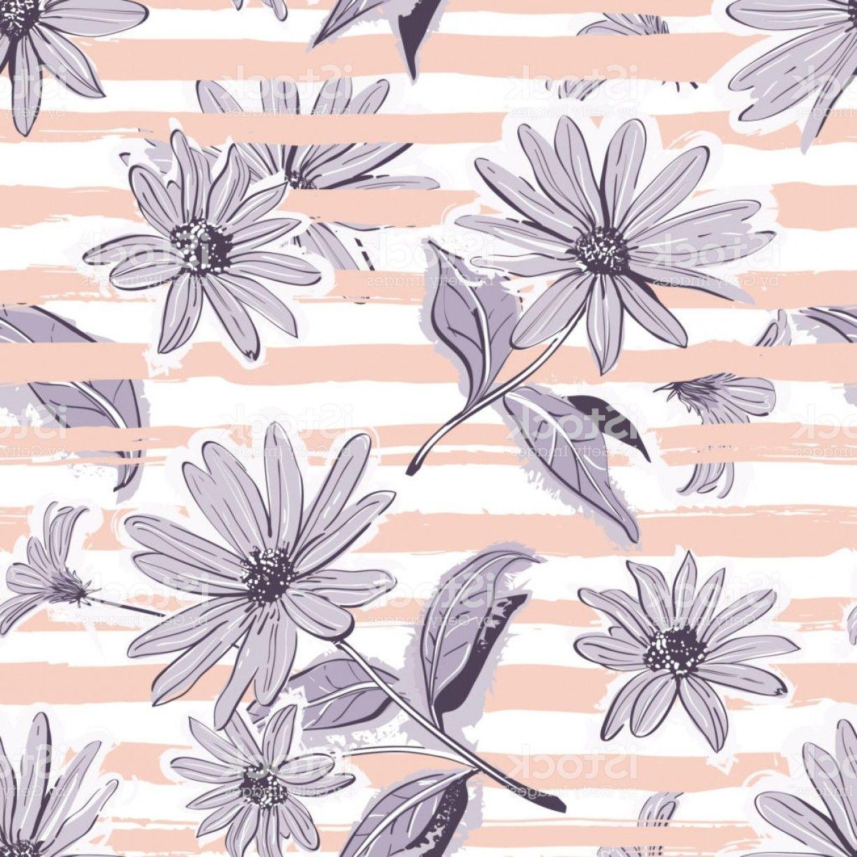 1228x1228 Flower Pattern Wallpaper