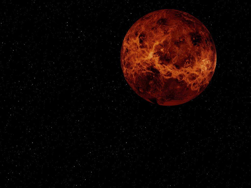 1024x768 Venus Planet Wallpaper