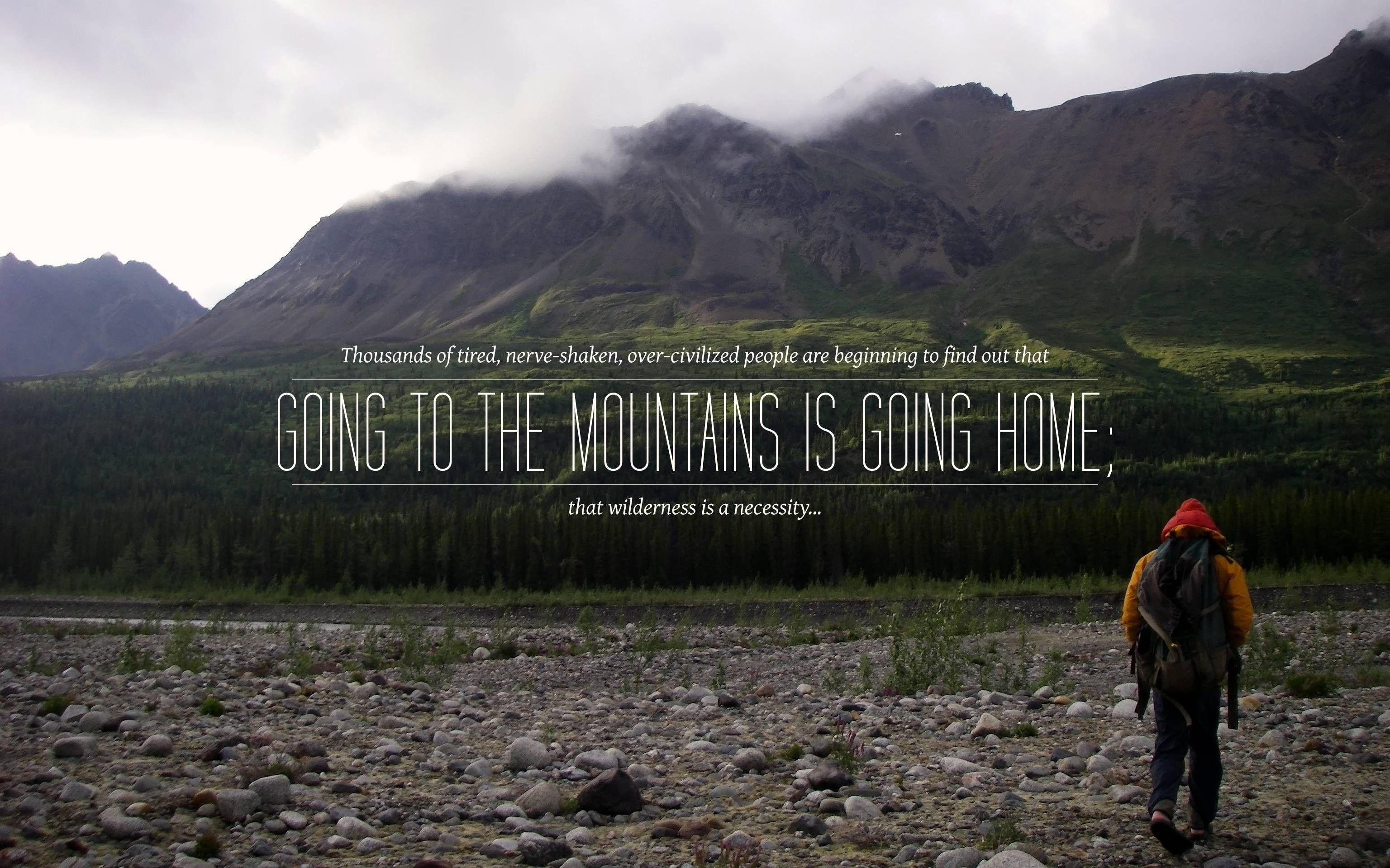 3072x1919 mountains, forest, indoors, walk, quotes, rocks, adventure