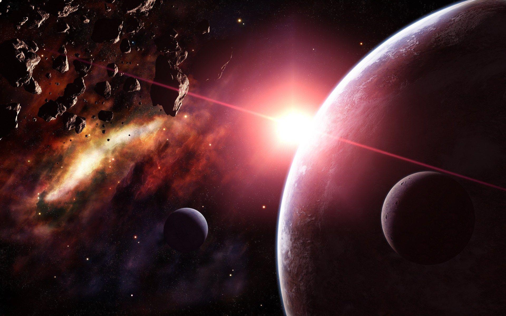 1920x1200 space universe venus earth planet comets HD wallpaper 07