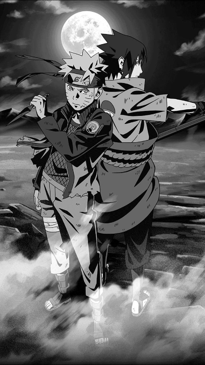 Naruto Black and White Wallpapers - Top Free Naruto Black and White Backgrounds - WallpaperAccess