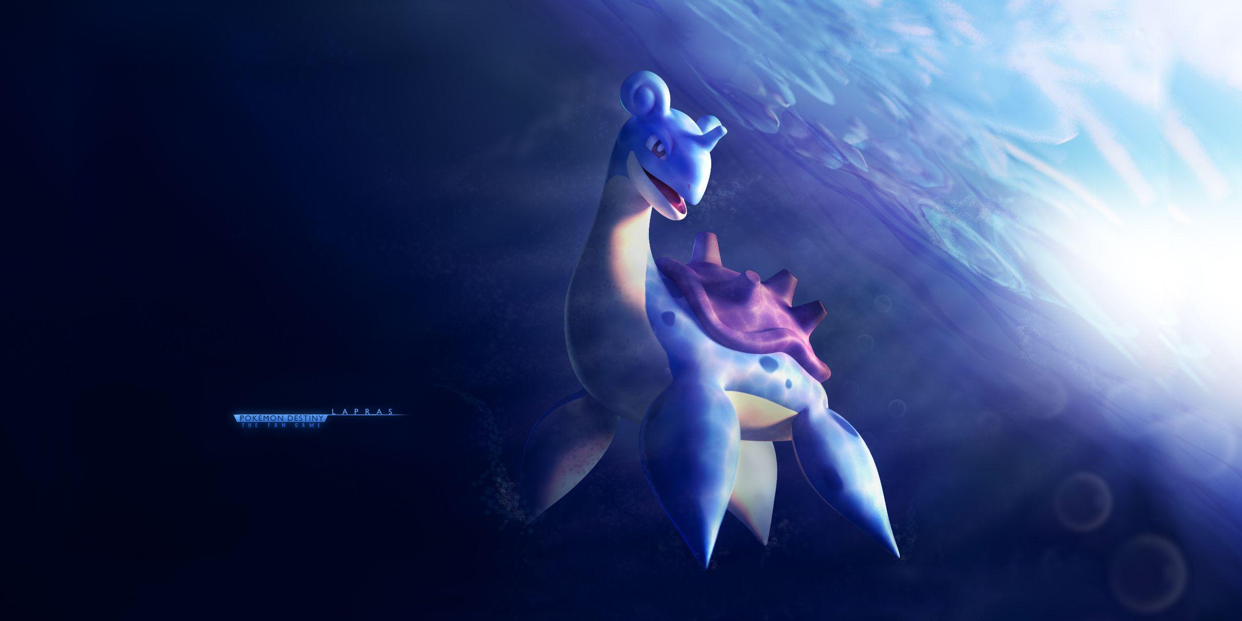 Pokemon 20th Anniversary: A Wild Lapras Has Appeared - 21:9 Ultrawide HD  Wallpaper (3440x1440)