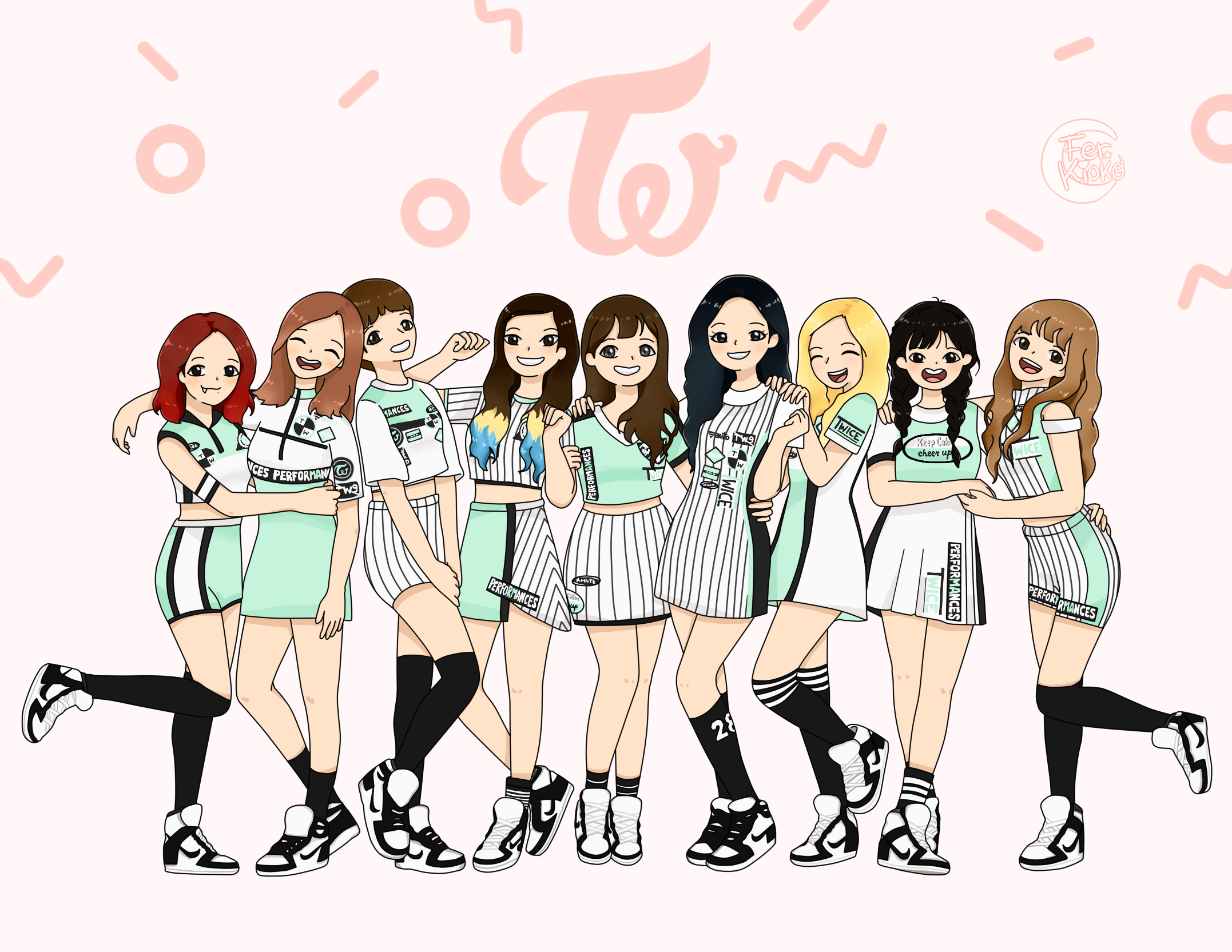 Twice Chibi Wallpapers Top Free Twice Chibi Backgrounds Wallpaperaccess