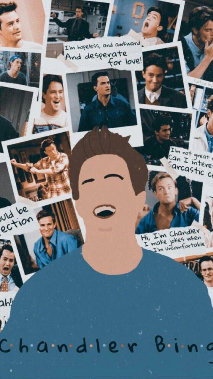 720x1280 Pinterest.. . Friends poster, Chandler friends