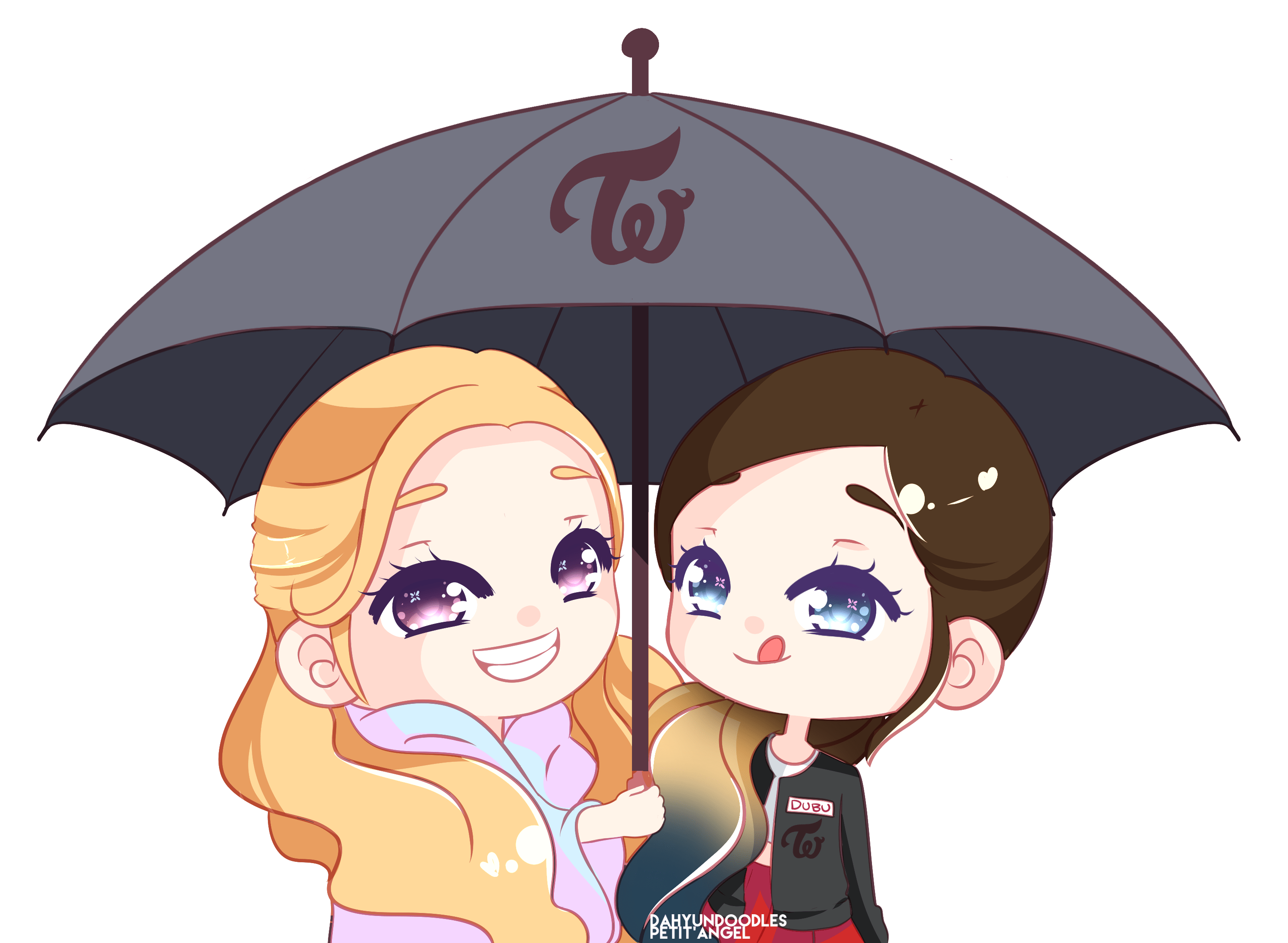 3000x2196 Fan art TWICE Drawing png download