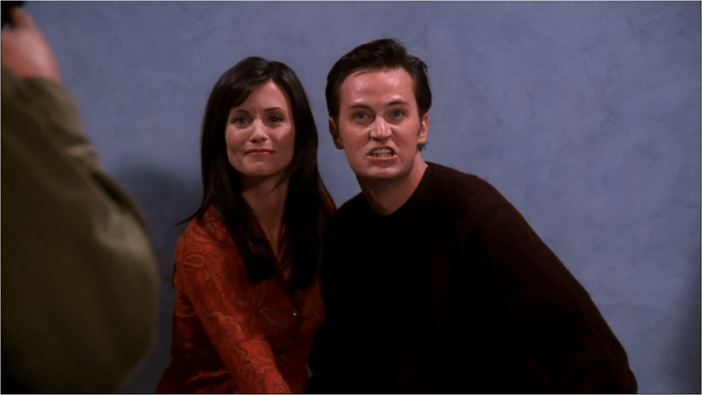 1365x769 The One With The Engagement Picture. Friends Central