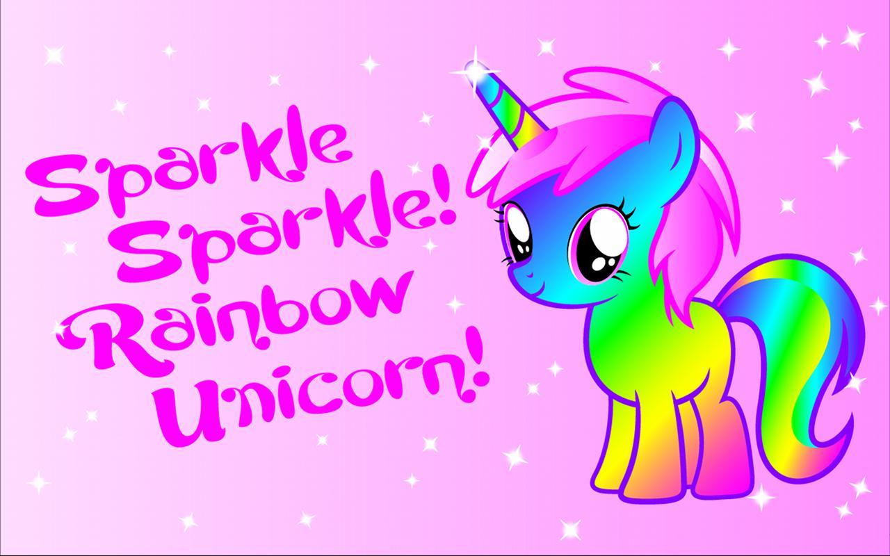 rainbow unicorn wallpaper widescreen