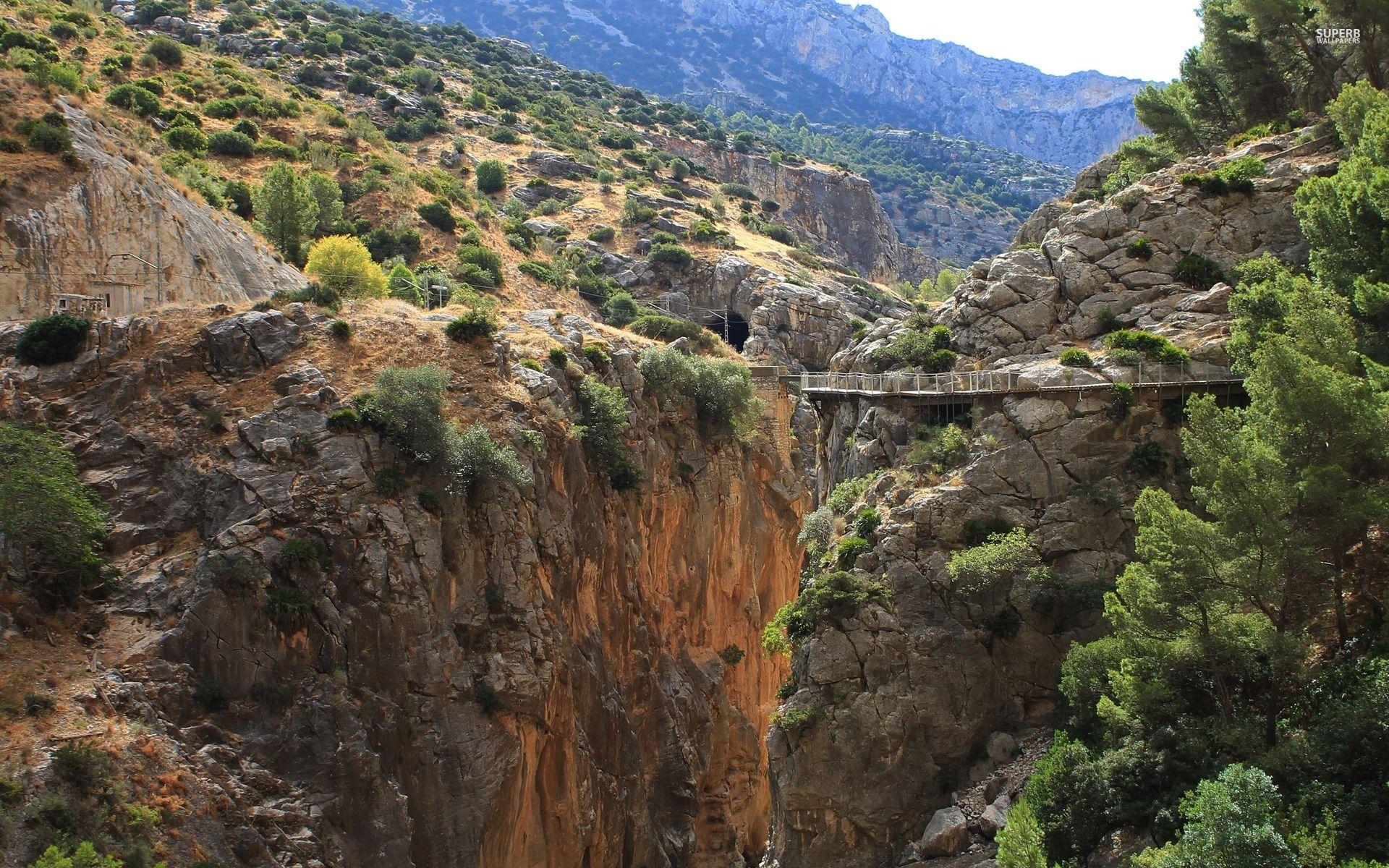 1920x1200 Caminito Del Rey Malaga Spain wallpaper. Caminito Del Rey Malaga Spain