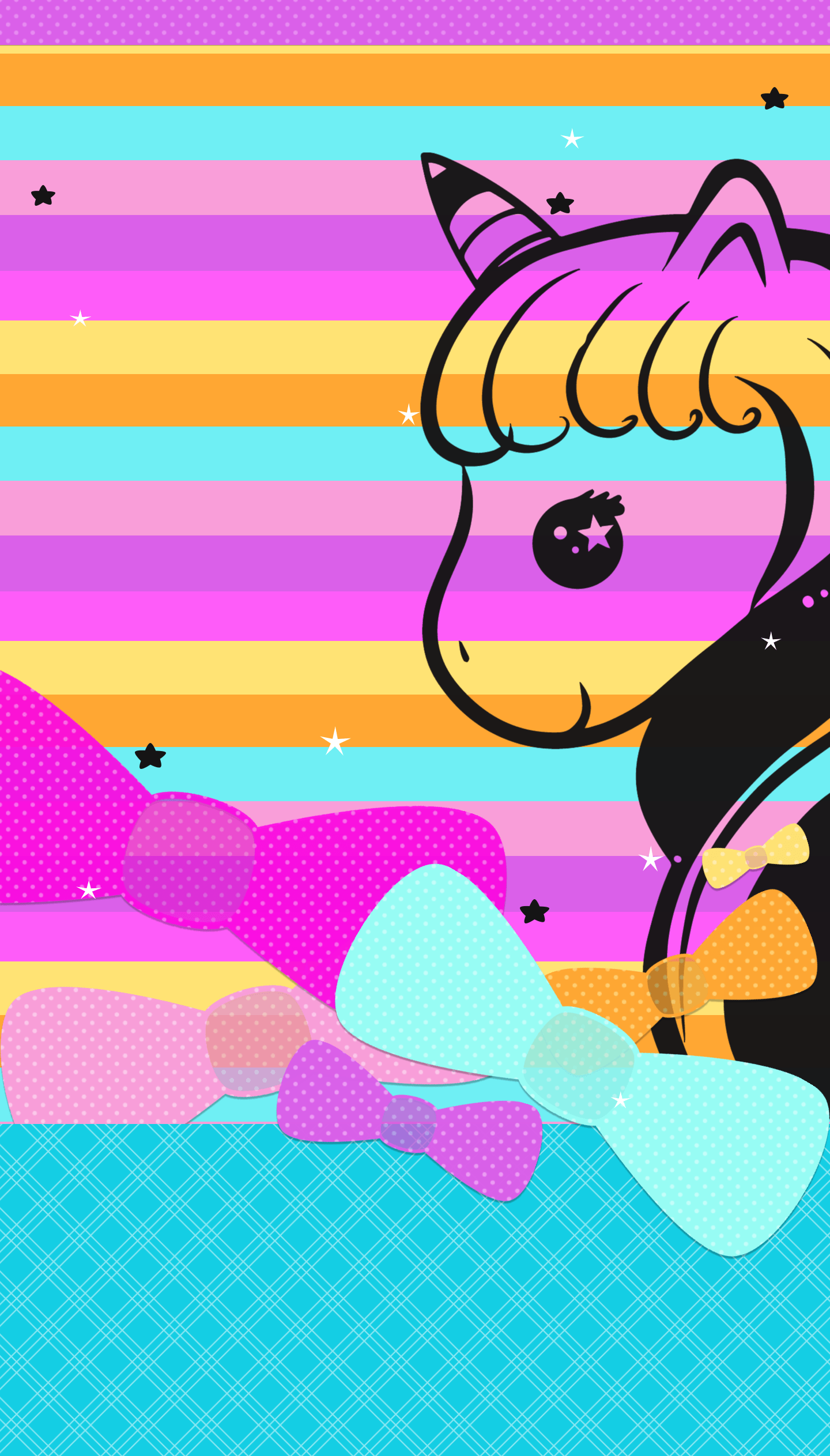 cute unicorns and rainbows wallpaper