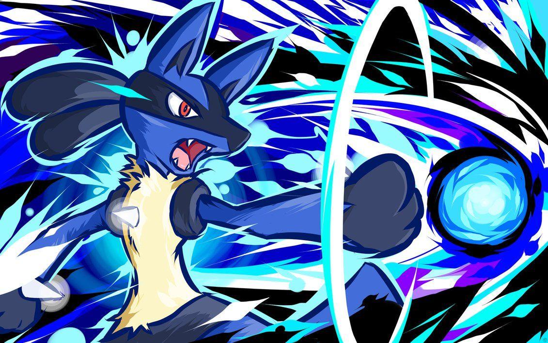 Lucario wallpaper (Shiny version) by CrazEclips13456 on DeviantArt