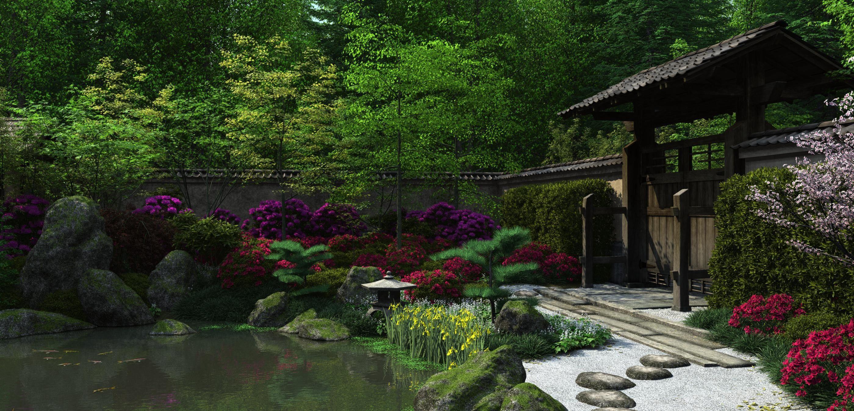 2800x1349 Cute Zen Garden Wallpaper Gallery Ideas for Backyard