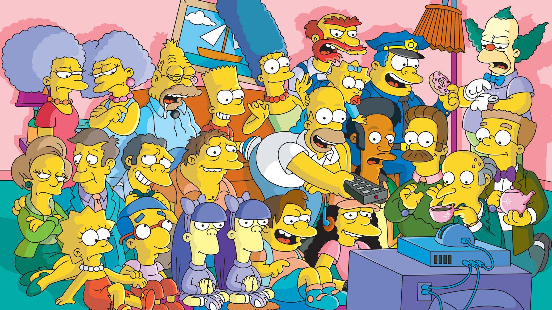 1920x1080 Simpsons Characters hình nền