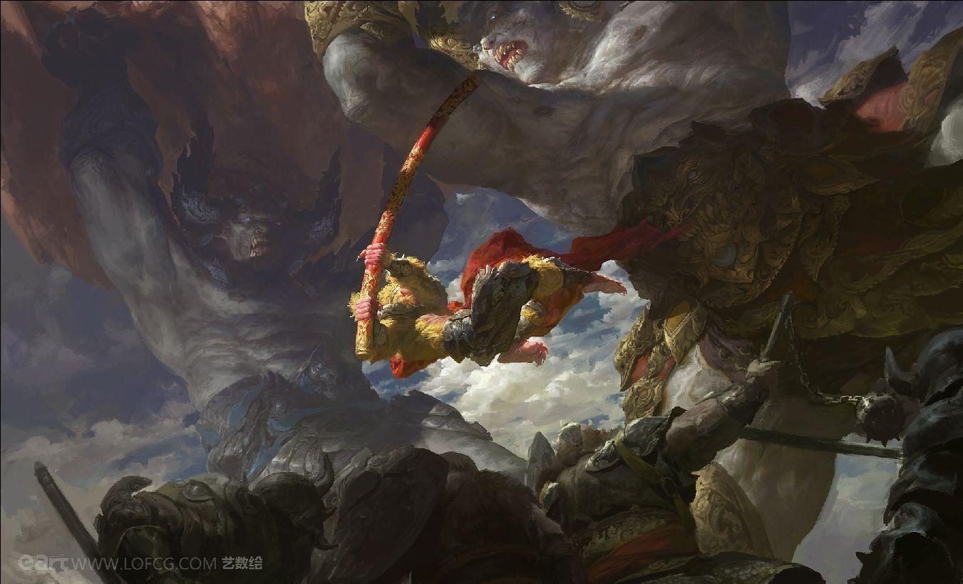 1351x819 Wukong, Sun Wukong HD Wallpaper / Desktop and Mobile Image