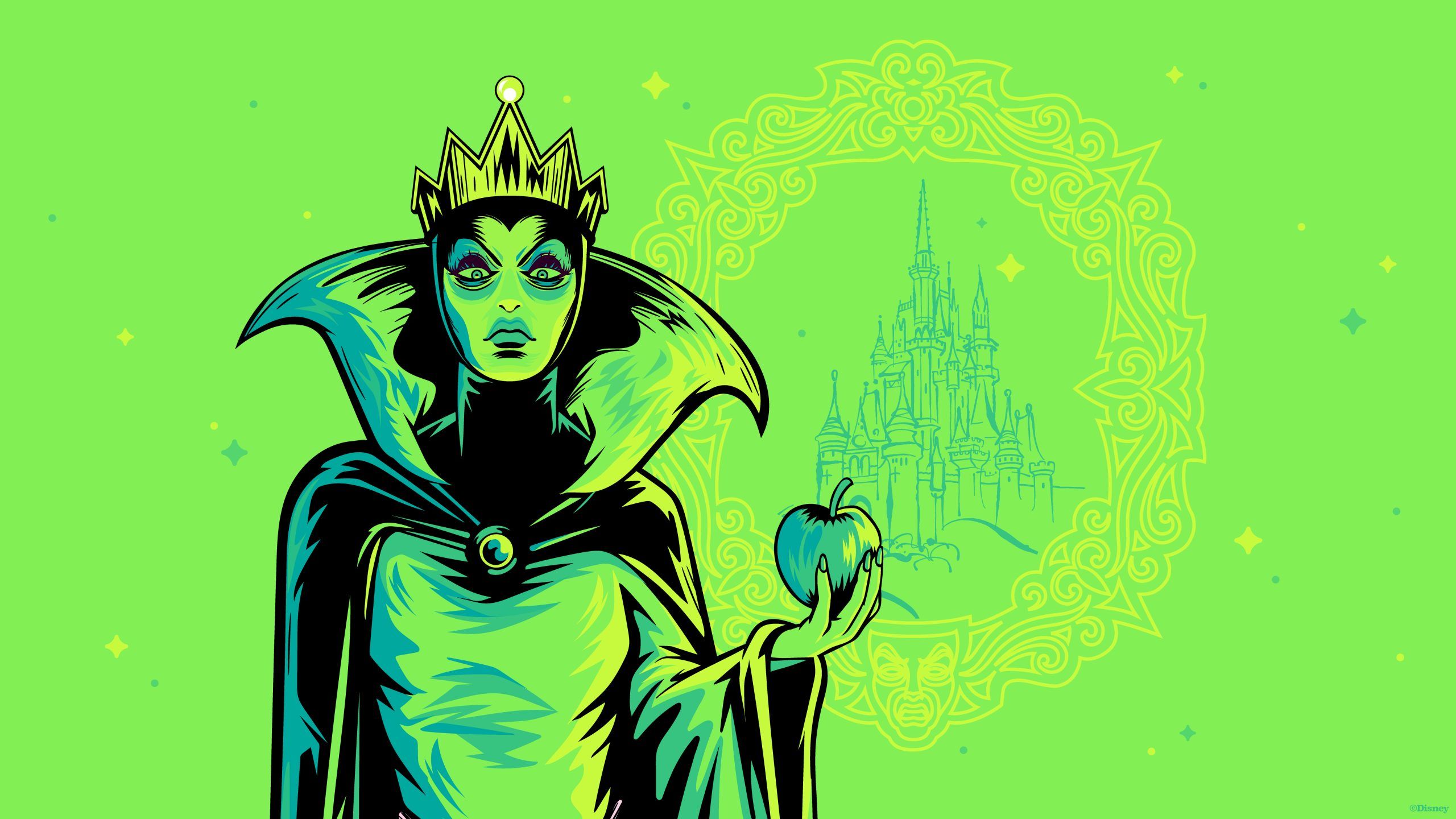2560x1440 Disney Fall and Halloween Wallpaper