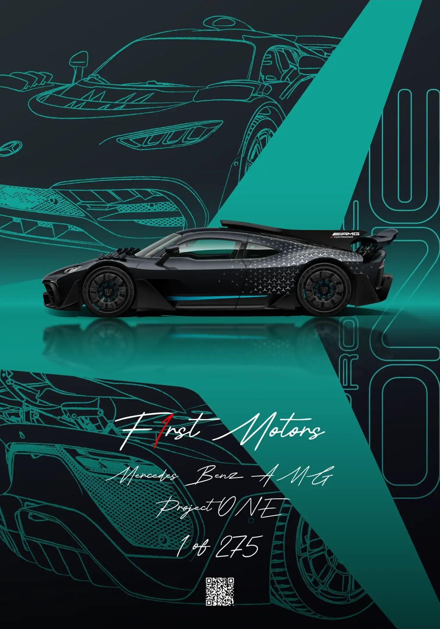 1512x2160 Mercedes Benz AMG ONE Artwork