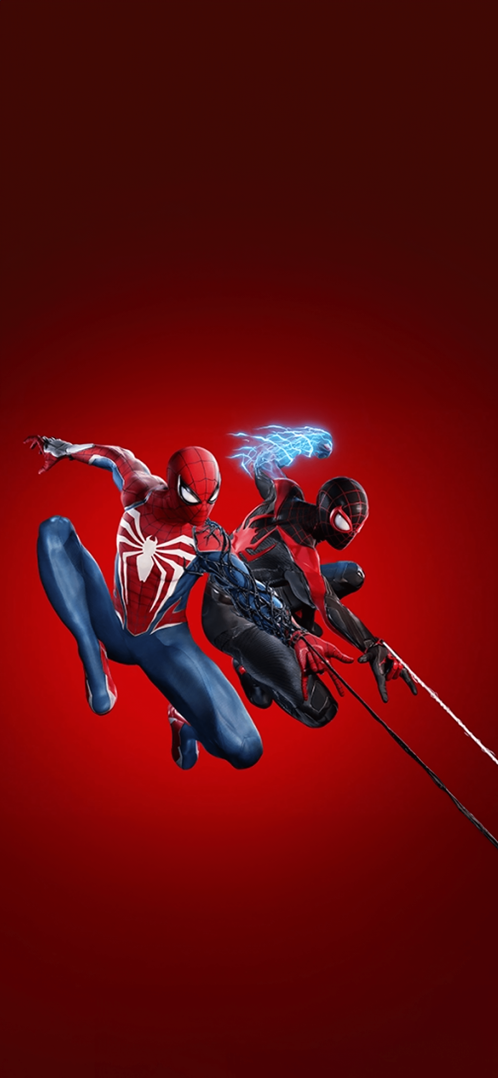 1745x3780 Converted The Poster Of The Insomniac Spider Man 2 Into A Mobile Wallpaper