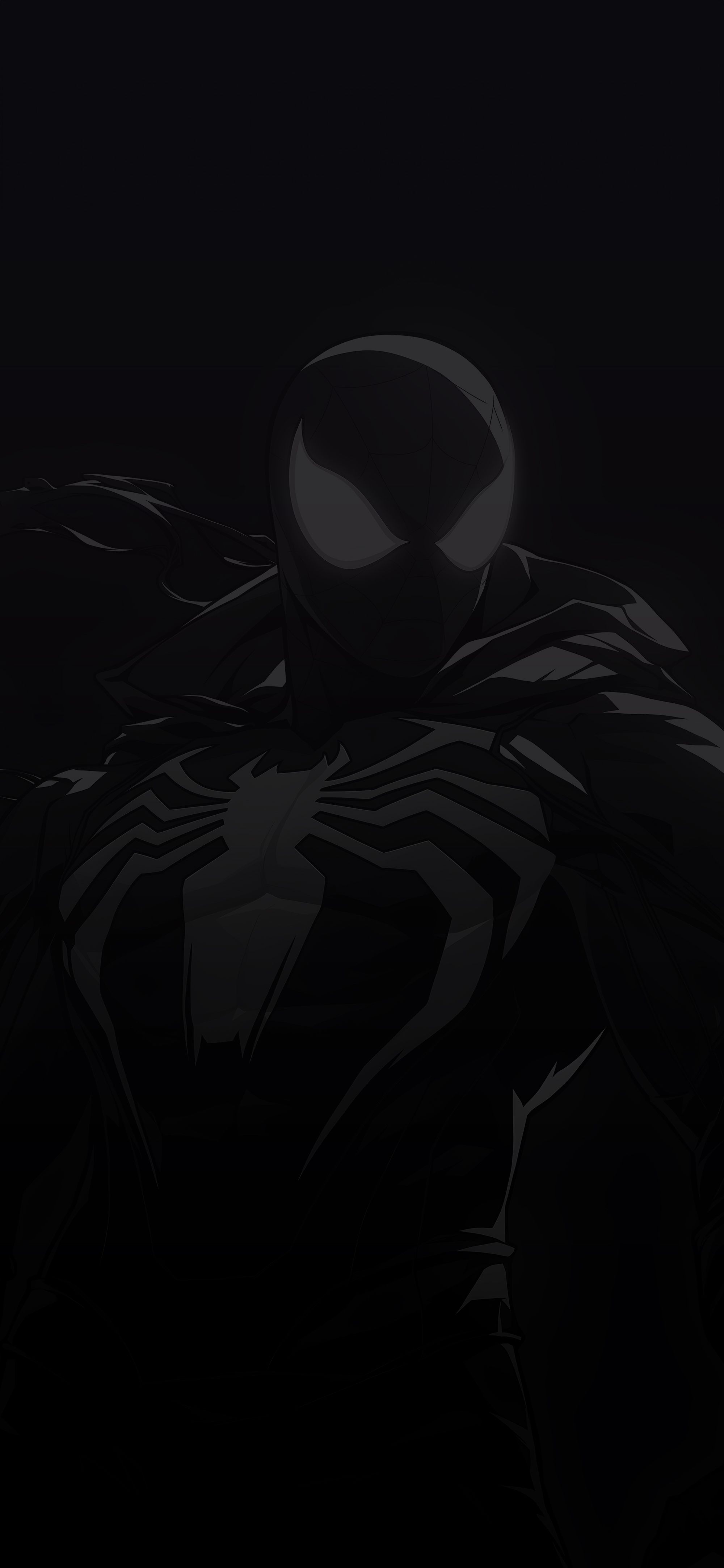 2000x4329 Cool Black Spiderman Wallpaper