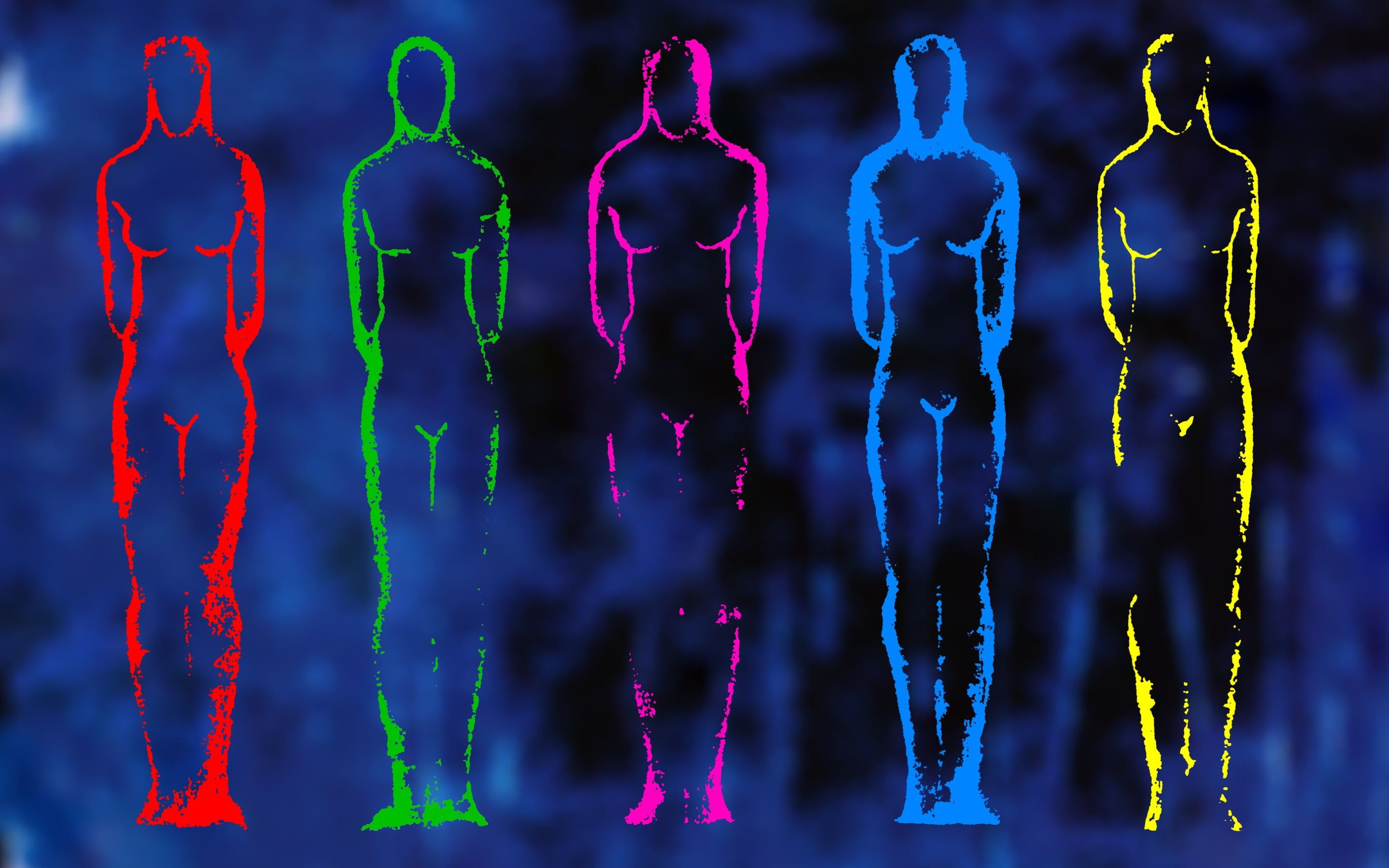 2880x1800 Five character wallpaper, jean michel