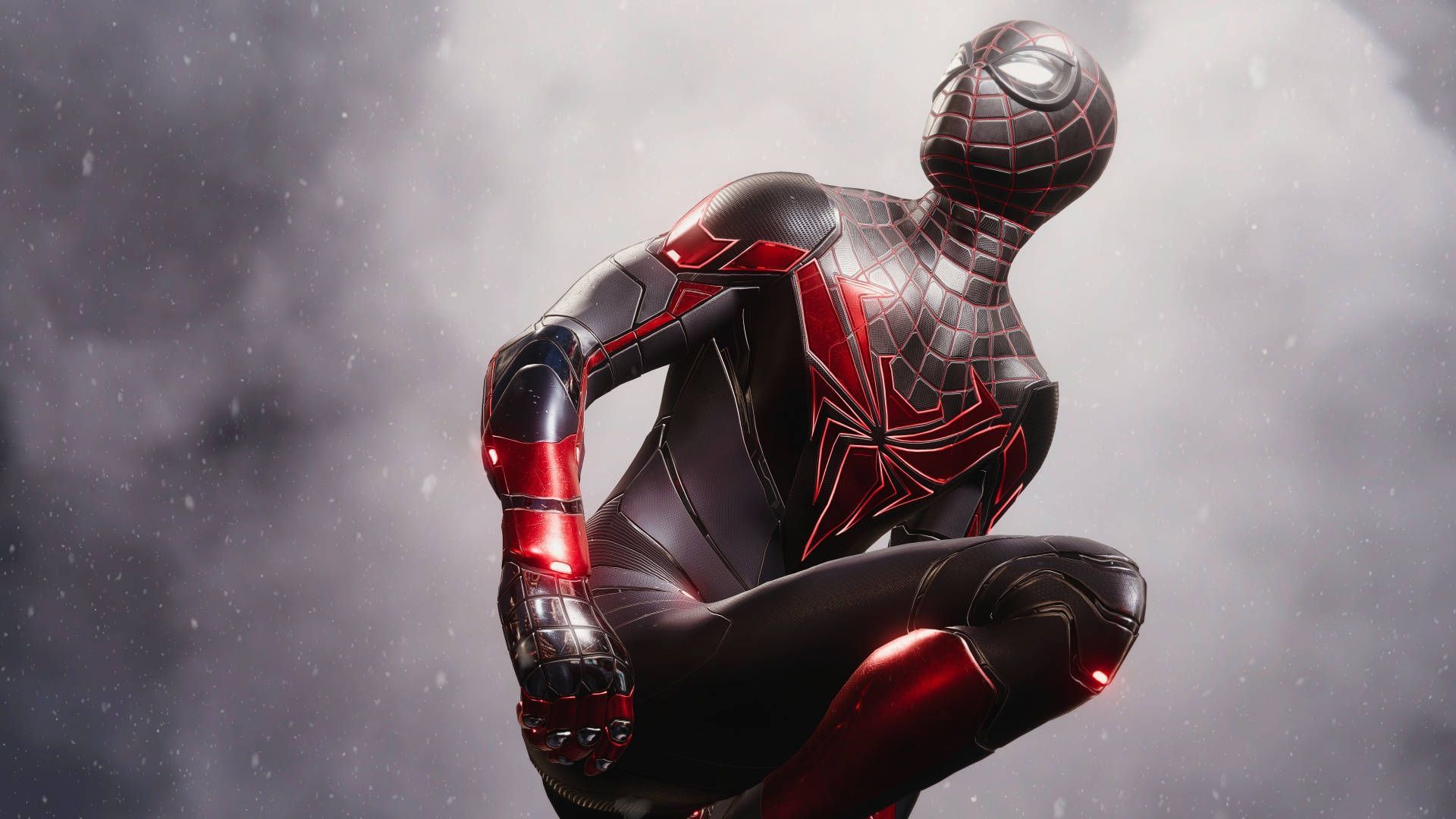 1920x1080 Spider Man And His Black Suit Wallpaper