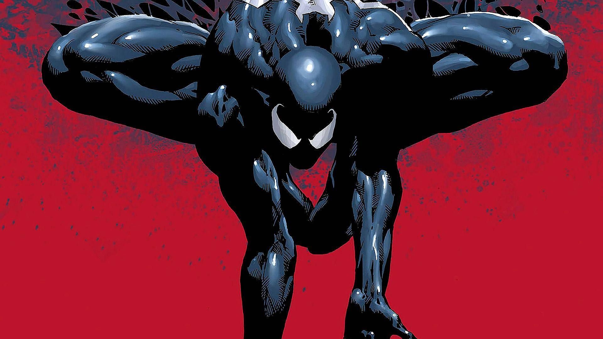 1920x1080 Muscular Black Spiderman Wallpaper