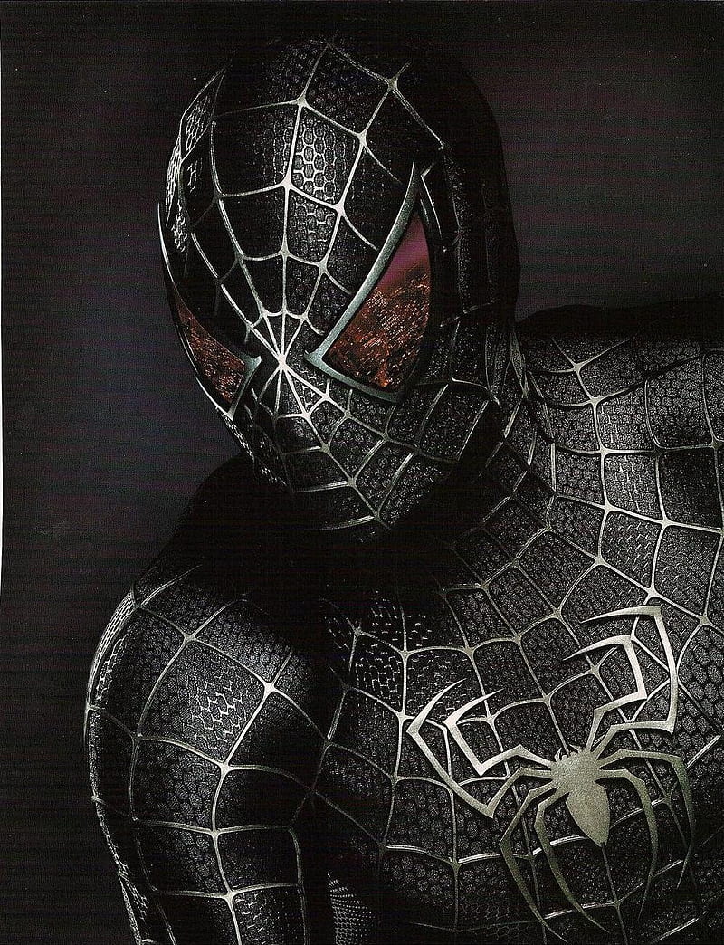 800x1044 Black suit spiderman, marvel, marvel