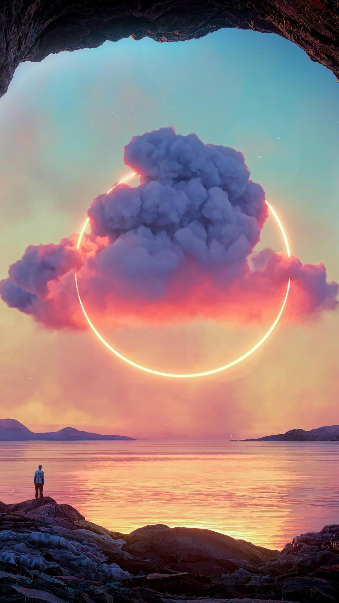 1080x1920 Neon cloud