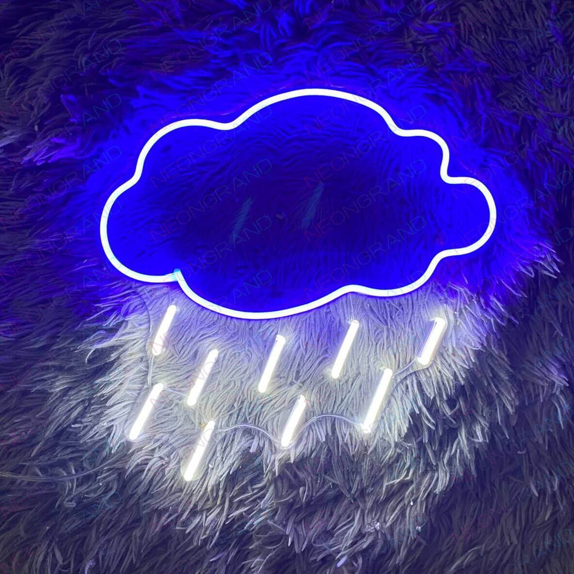 1184x1184 Cloud Neon Sign Rain Aesthetic Led