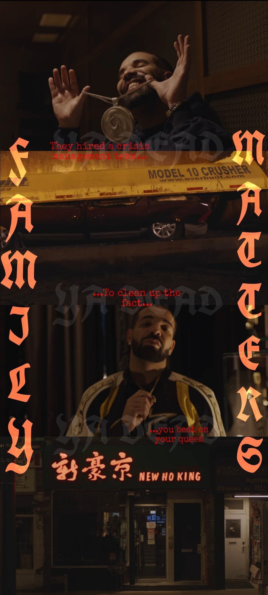 922x2048 Drake Family Matters wallpaper