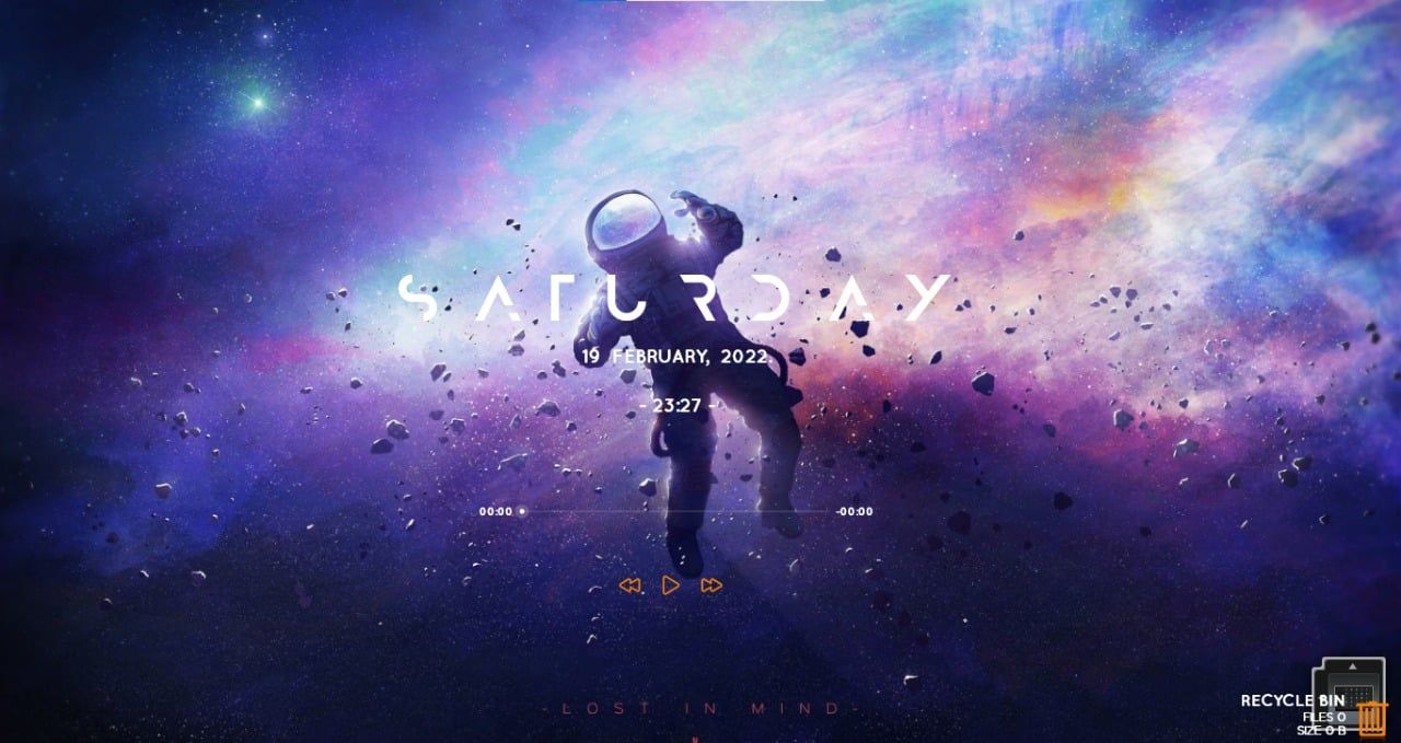 1280x679 My first Rainmeter Skin! I tried