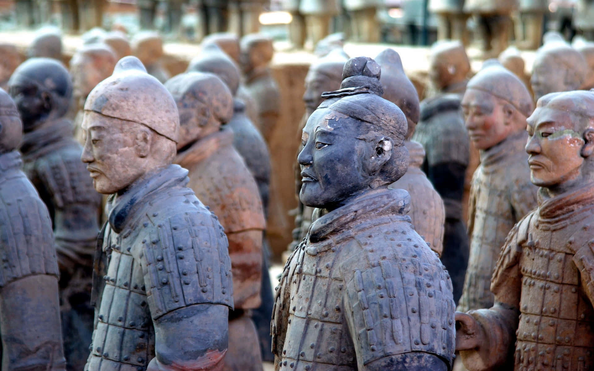 1920x1200 Download Terracotta Warriors Sculpture