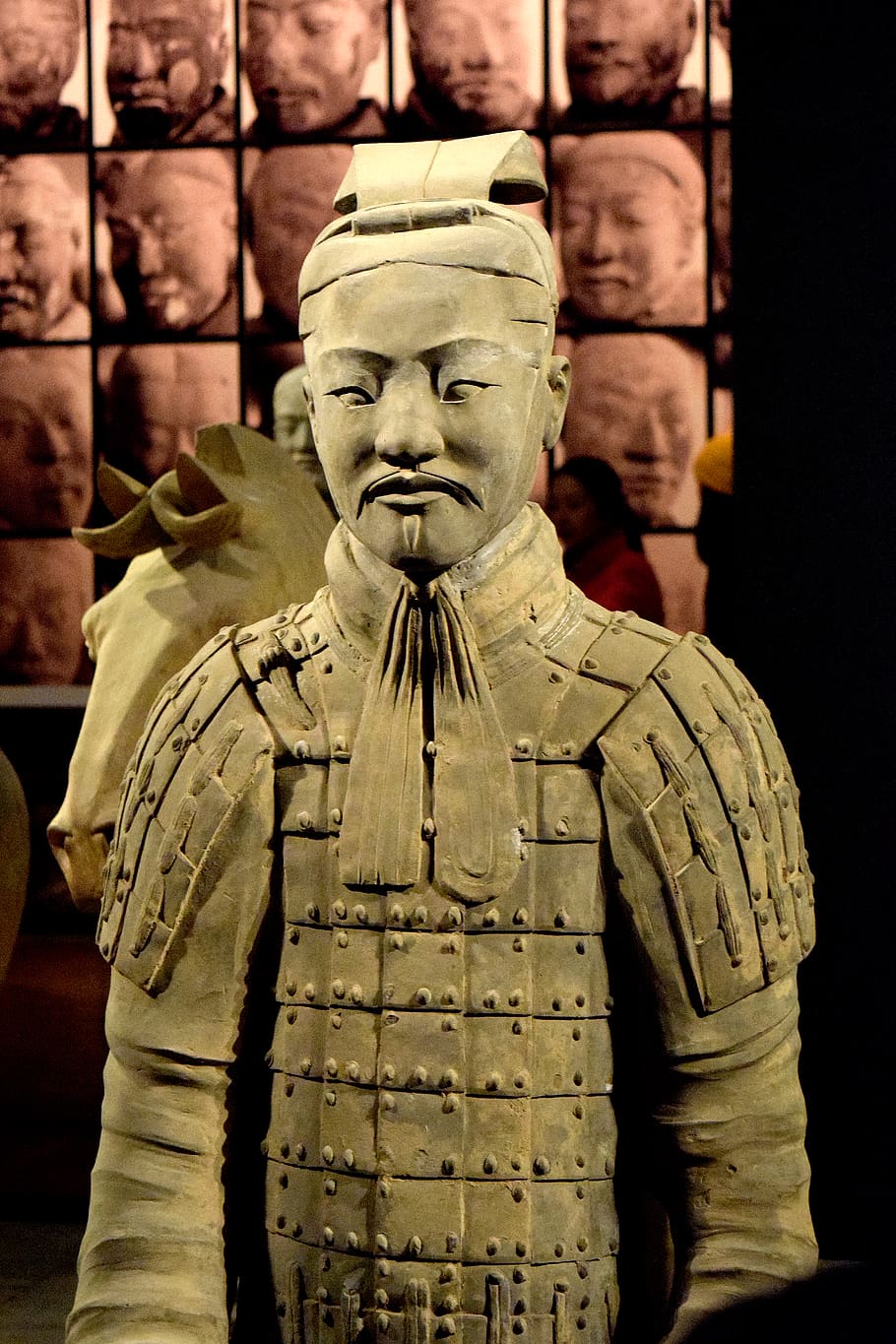 910x1365 HD wallpaper: china, xi'an, statue