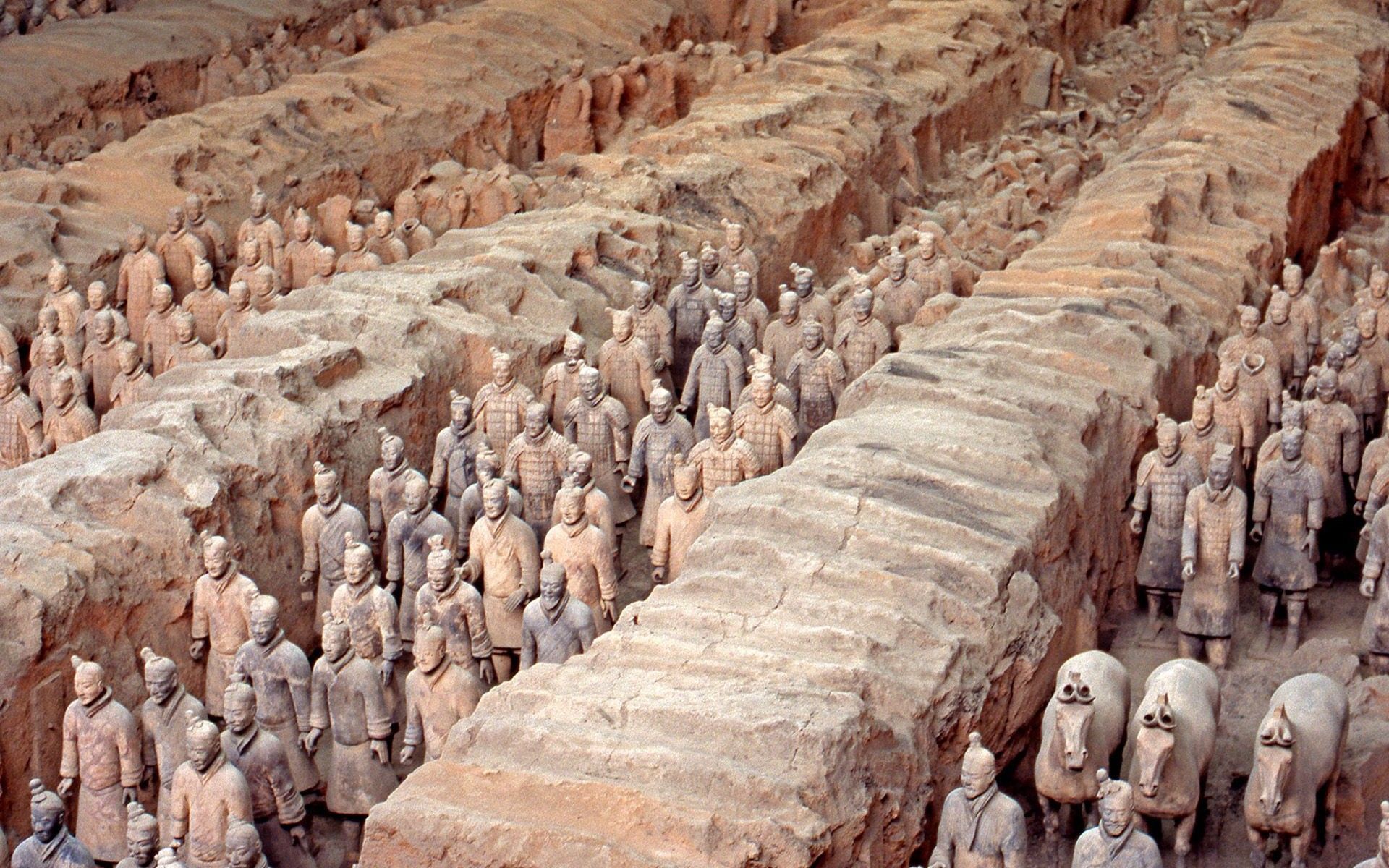 1920x1200 Terracotta Army Wallpaper