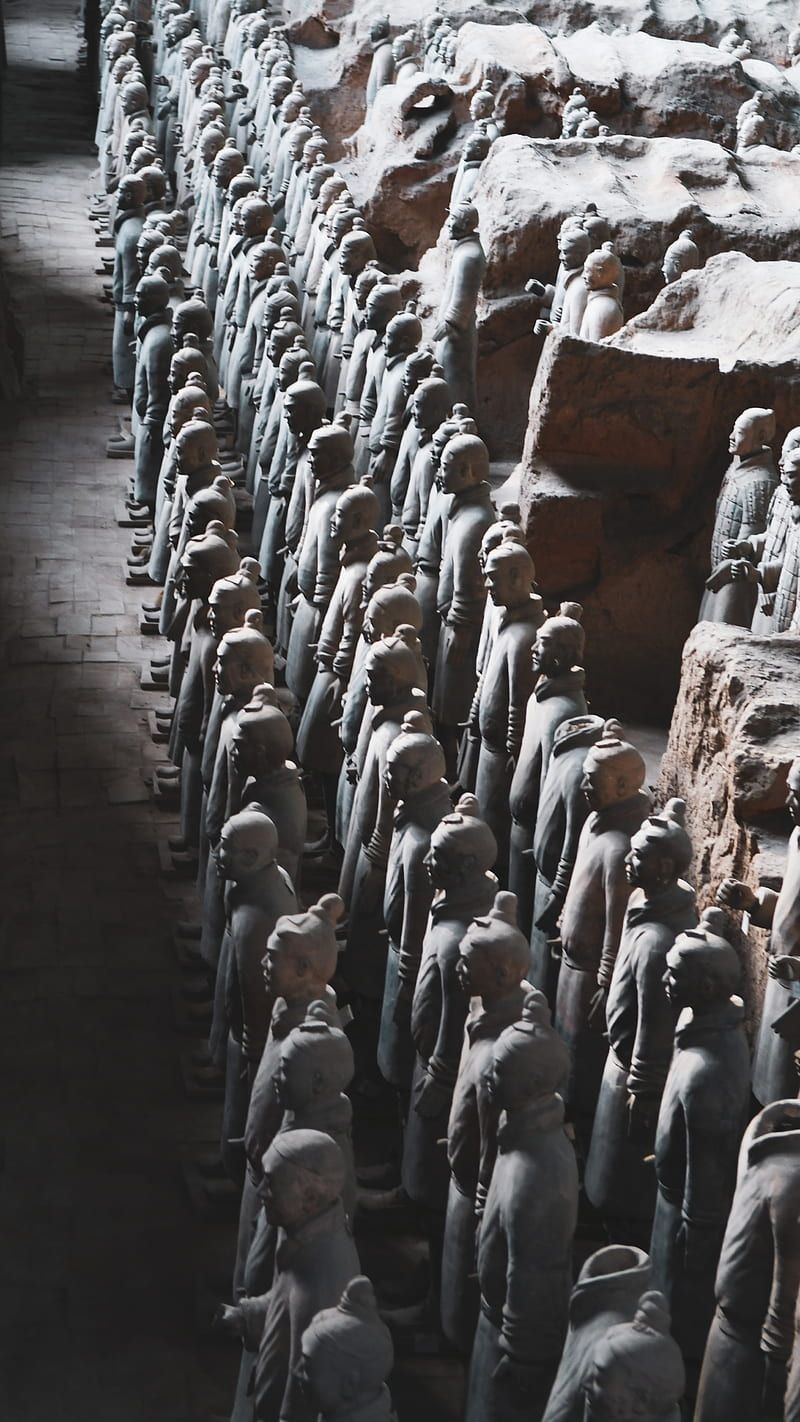 800x1422 HD terracotta army wallpaper