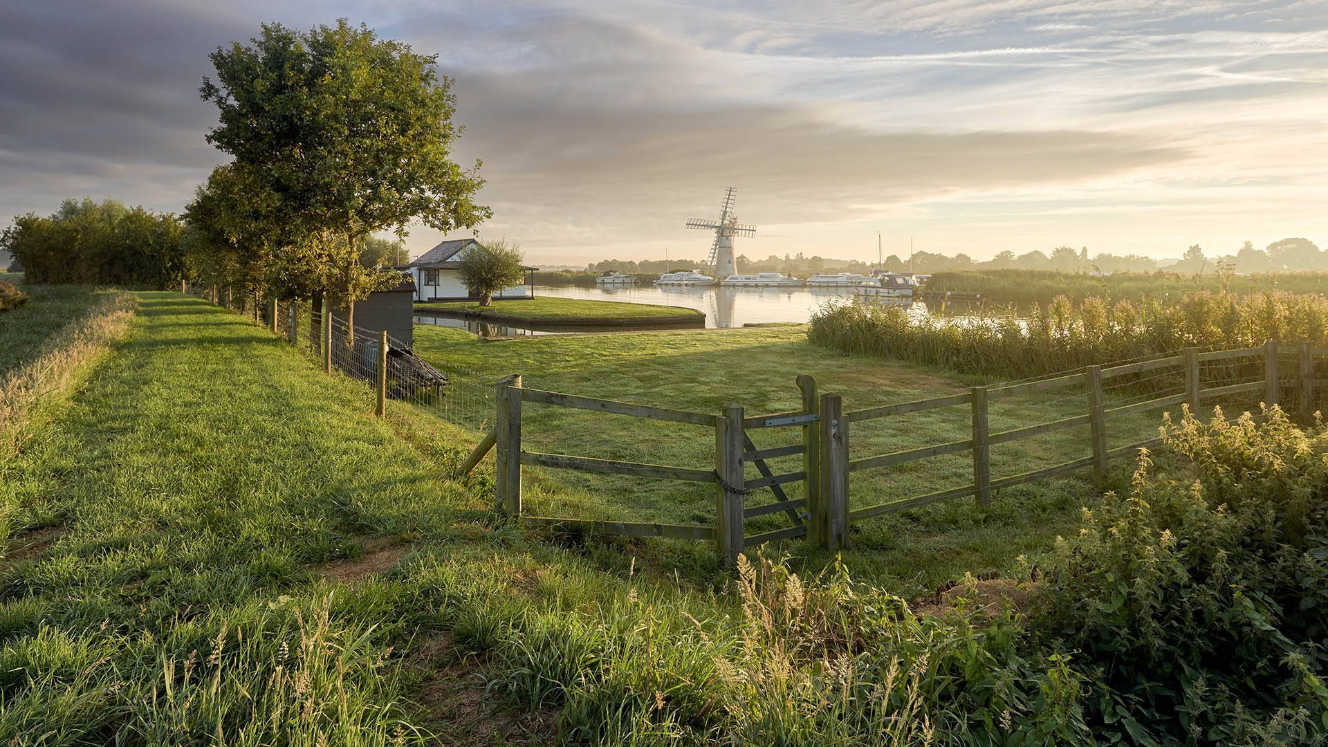 1920x1080 Download The Norfolk Broads In Thurne