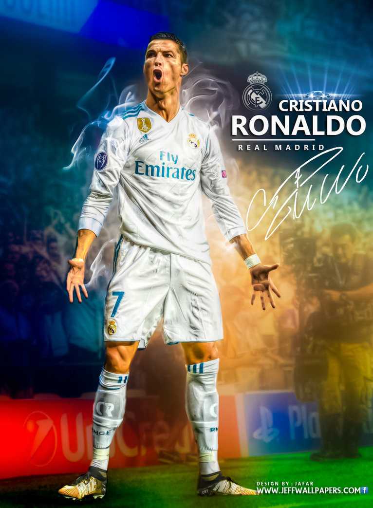 766x1043 Ronaldo Champions League Wallpaper