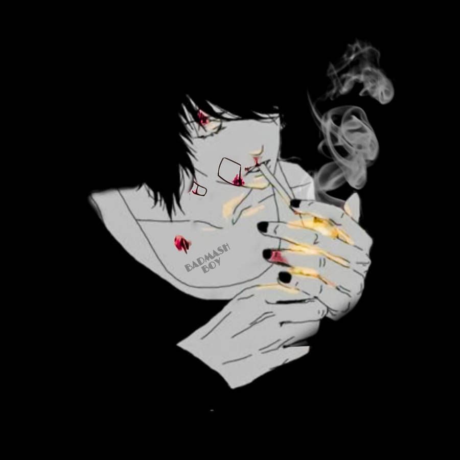 900x900 Download free Anime Girl Smoking