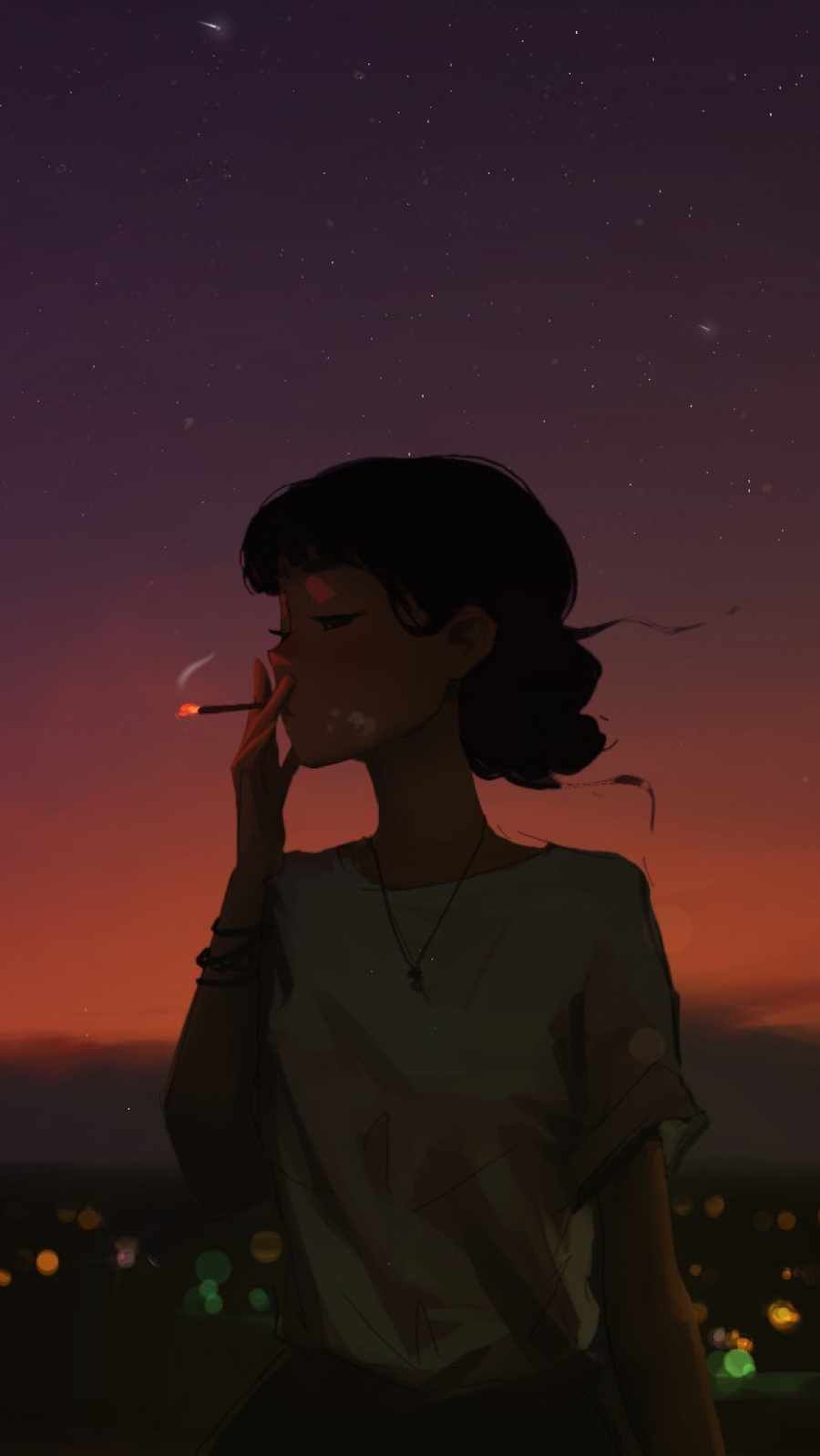 900x1599 Smoking 4K iPhone Wallpaper