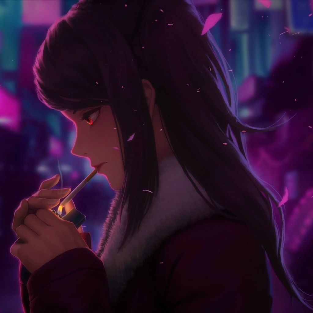 1024x1024 Steam Workshop::Girl Smoking [4K]