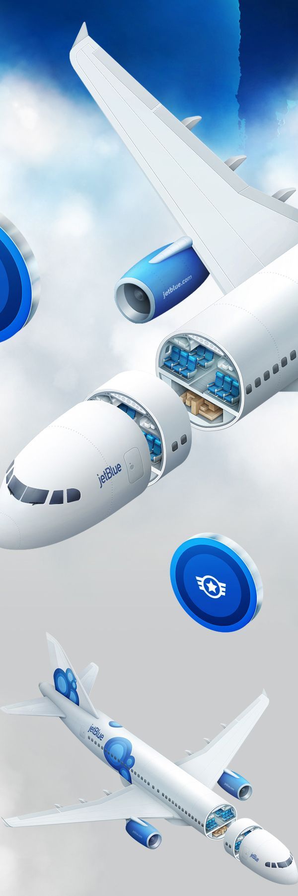 600x1802 JetBlue - Behance